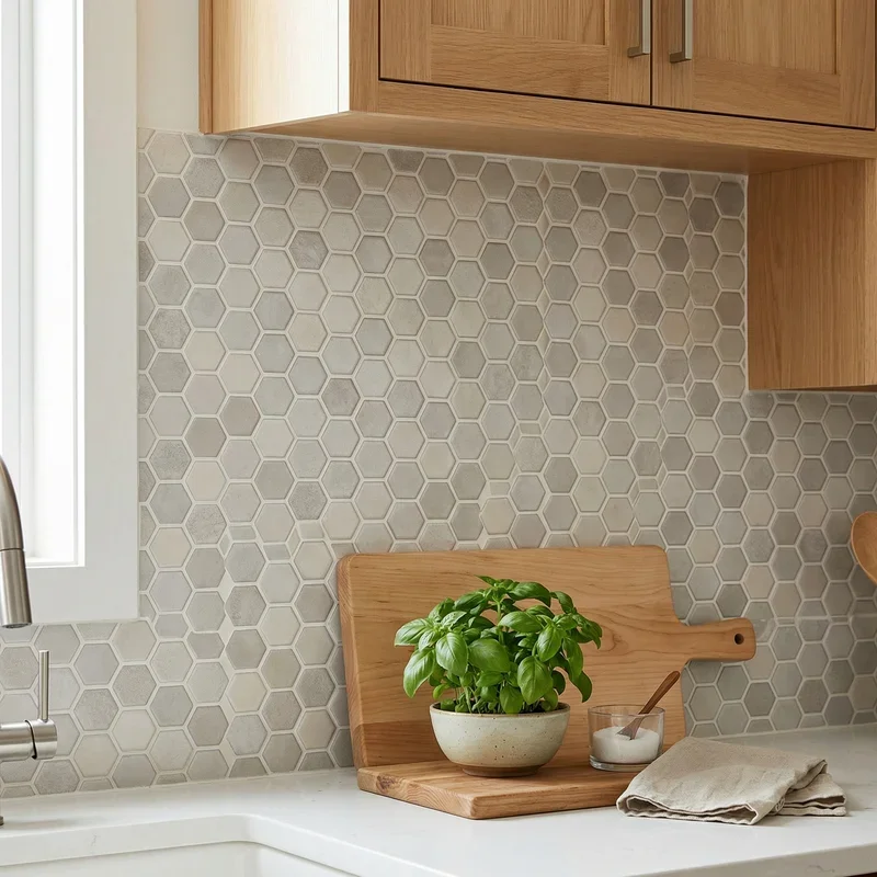 Hexagon Backsplash Ideas