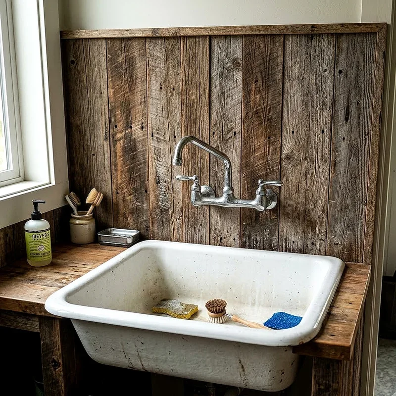 Utility Sink Backsplash Ideas