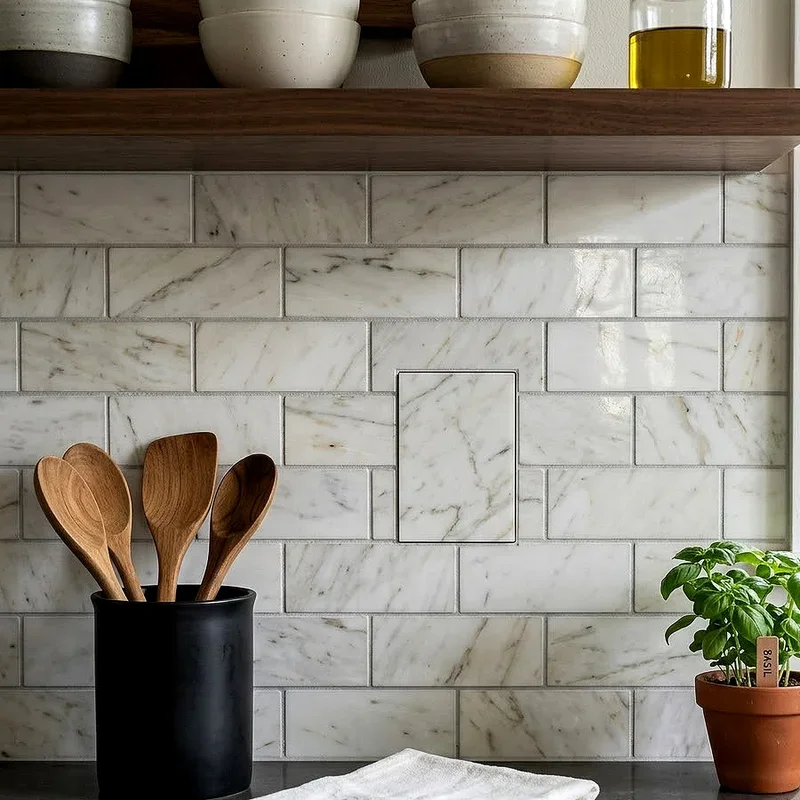 How to Hide Outlets in a Backsplash