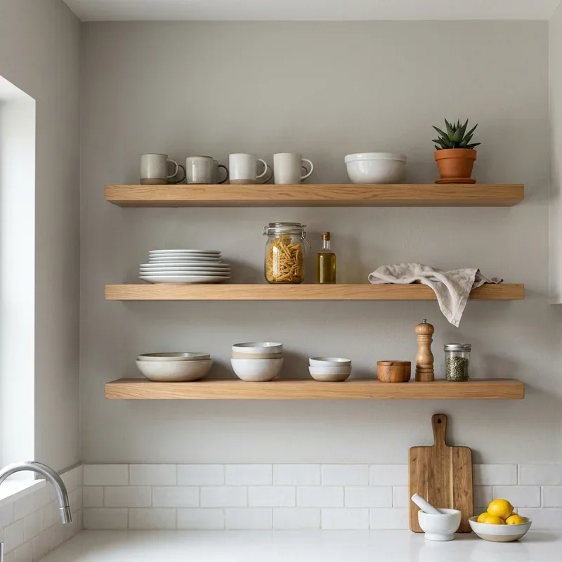 Empty Kitchen Wall Ideas