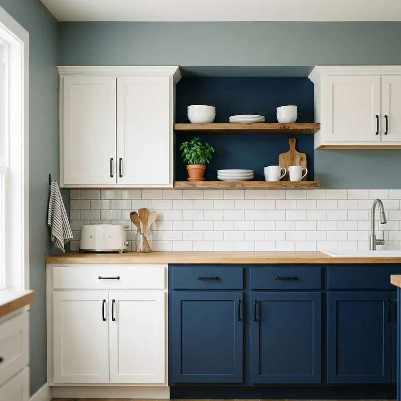 Kitchen Wall Color Ideas with White Cabinets