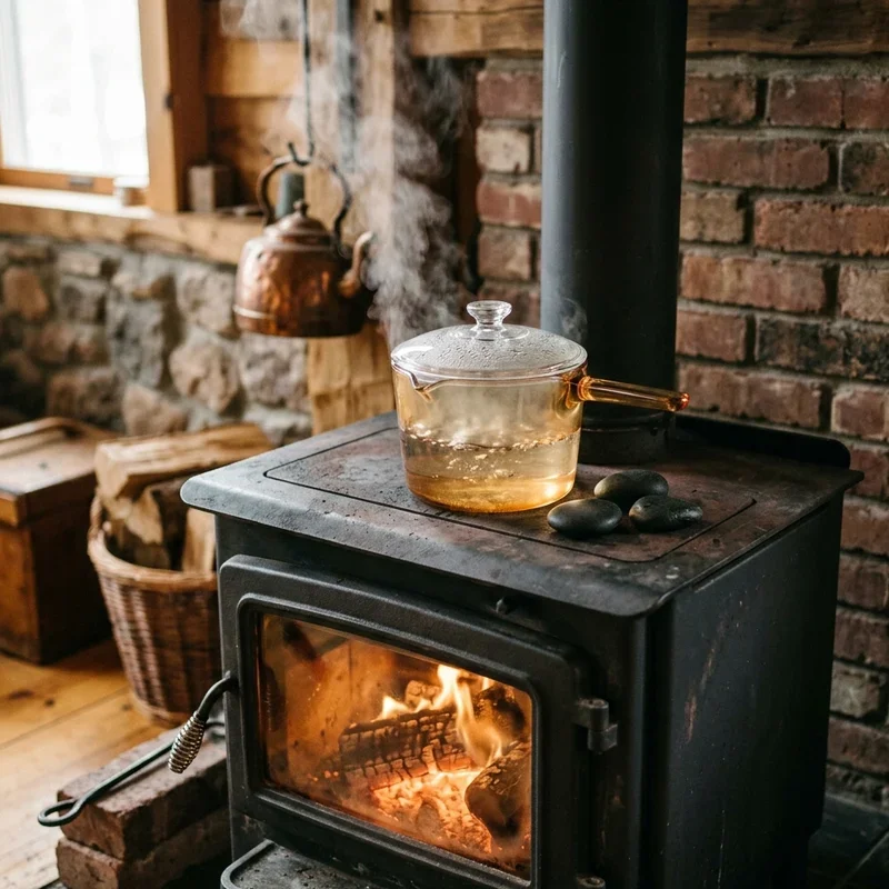 Wood Stove Humidifier Ideas