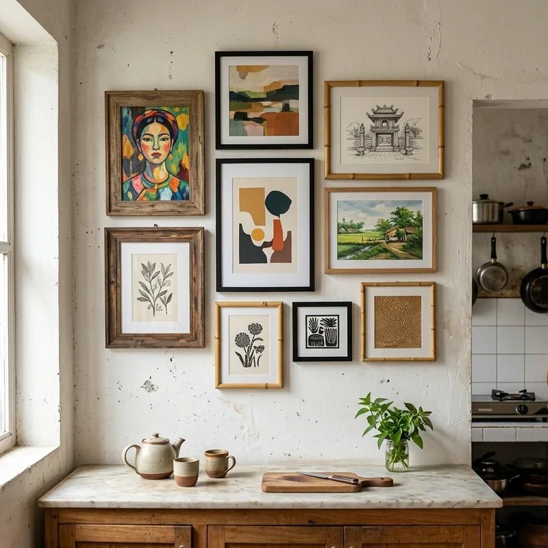 Blank Wall in Kitchen Ideas