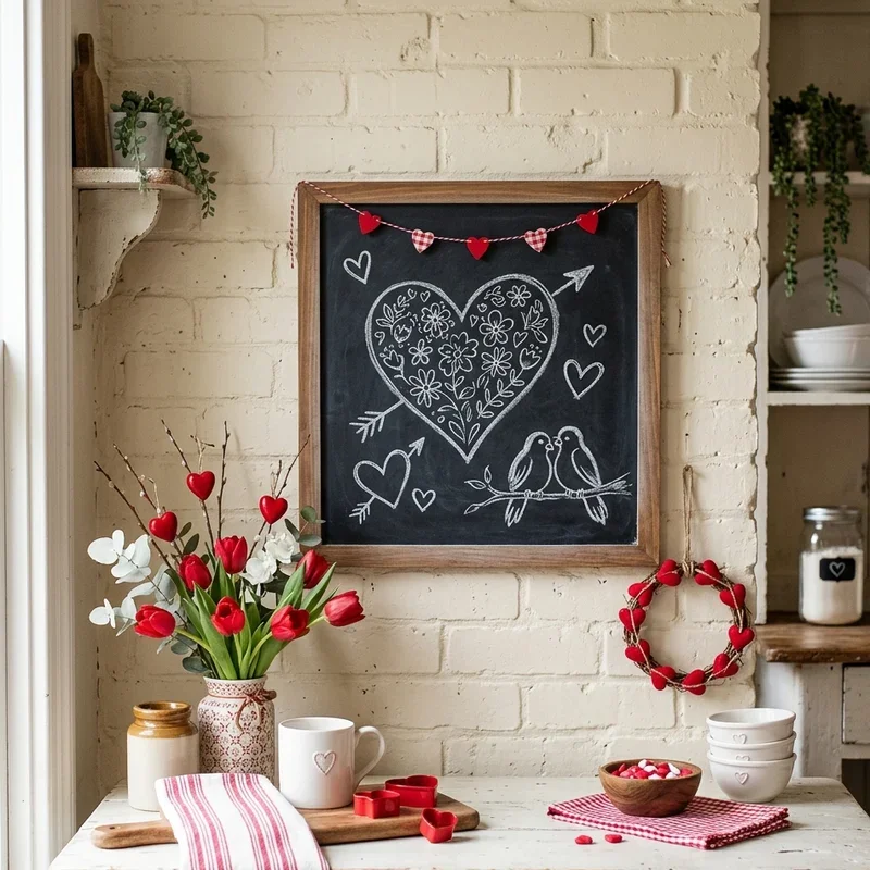 Valentine Kitchen Decor Ideas