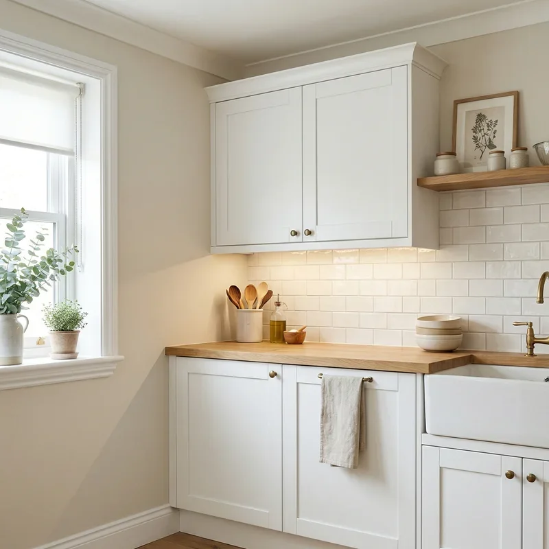 Kitchen Wall Color Ideas with White Cabinets
