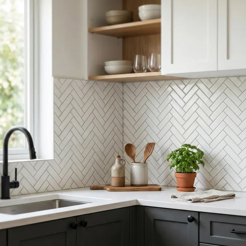 Kitchen White Backsplash Ideas