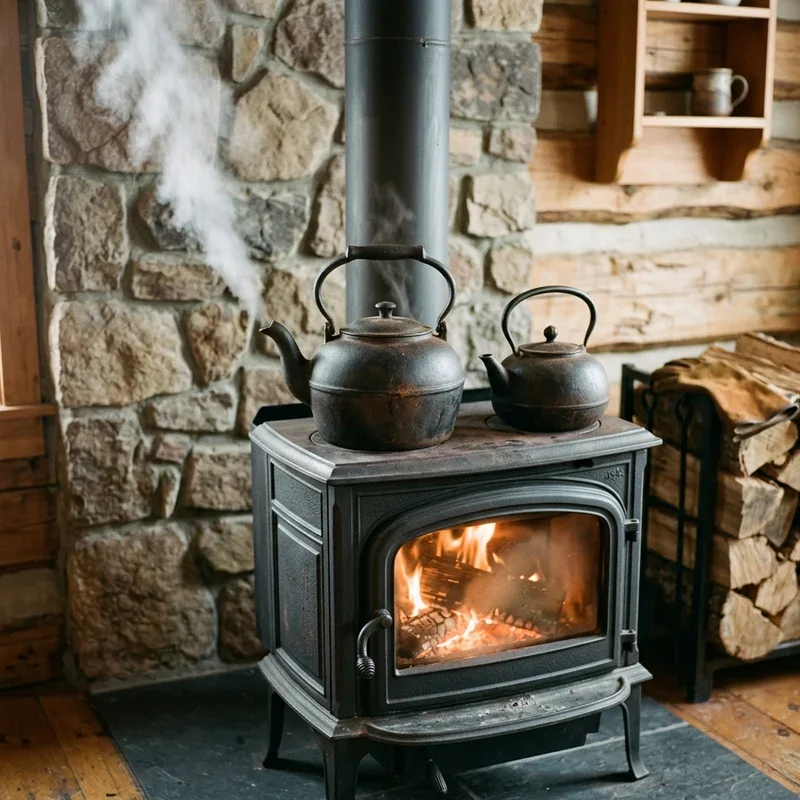 Wood Stove Humidifier Ideas