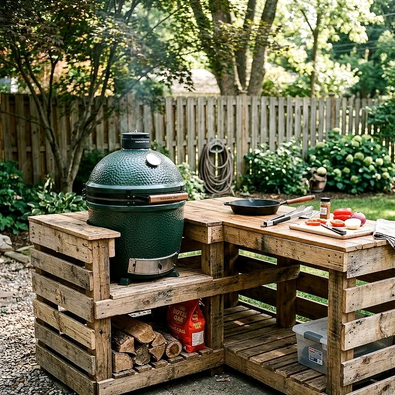Kamado Outdoor Kitchen Ideas