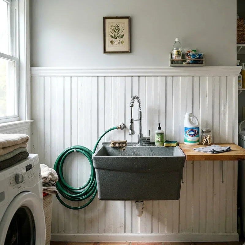 Utility Sink Backsplash Ideas