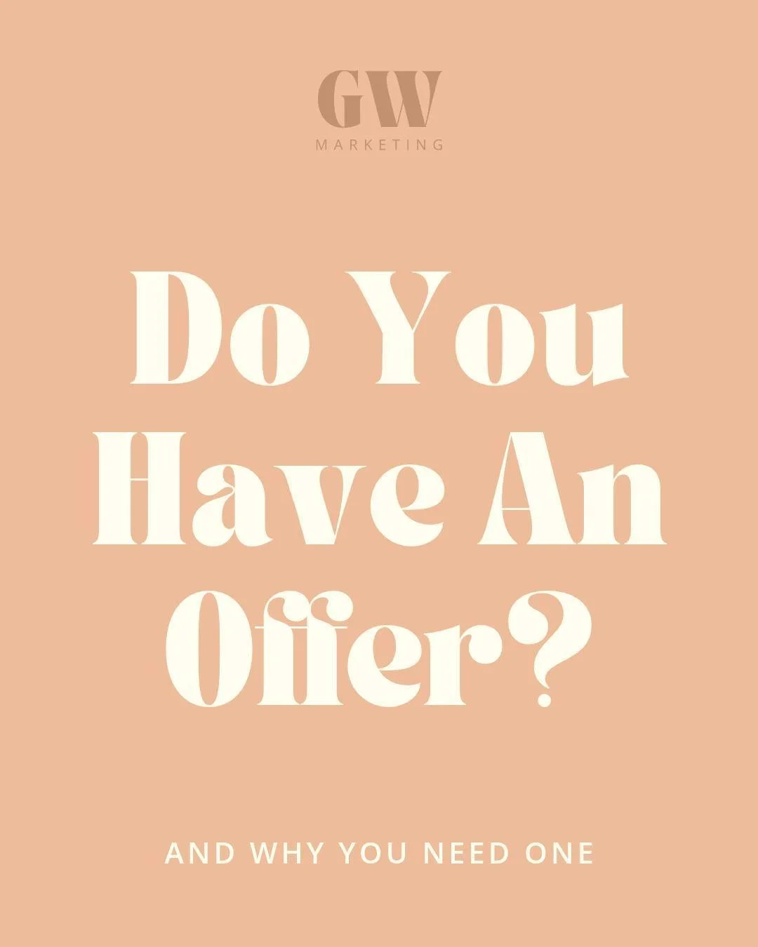 Do you need an offer? Yes, and here&rsquo;s why...

Marketing is competitive. Your customer is scrolling past ad after ad that all look the same. An offer is your edge, the reason they stop, click and choose you.

It doesn&rsquo;t have to be a discou