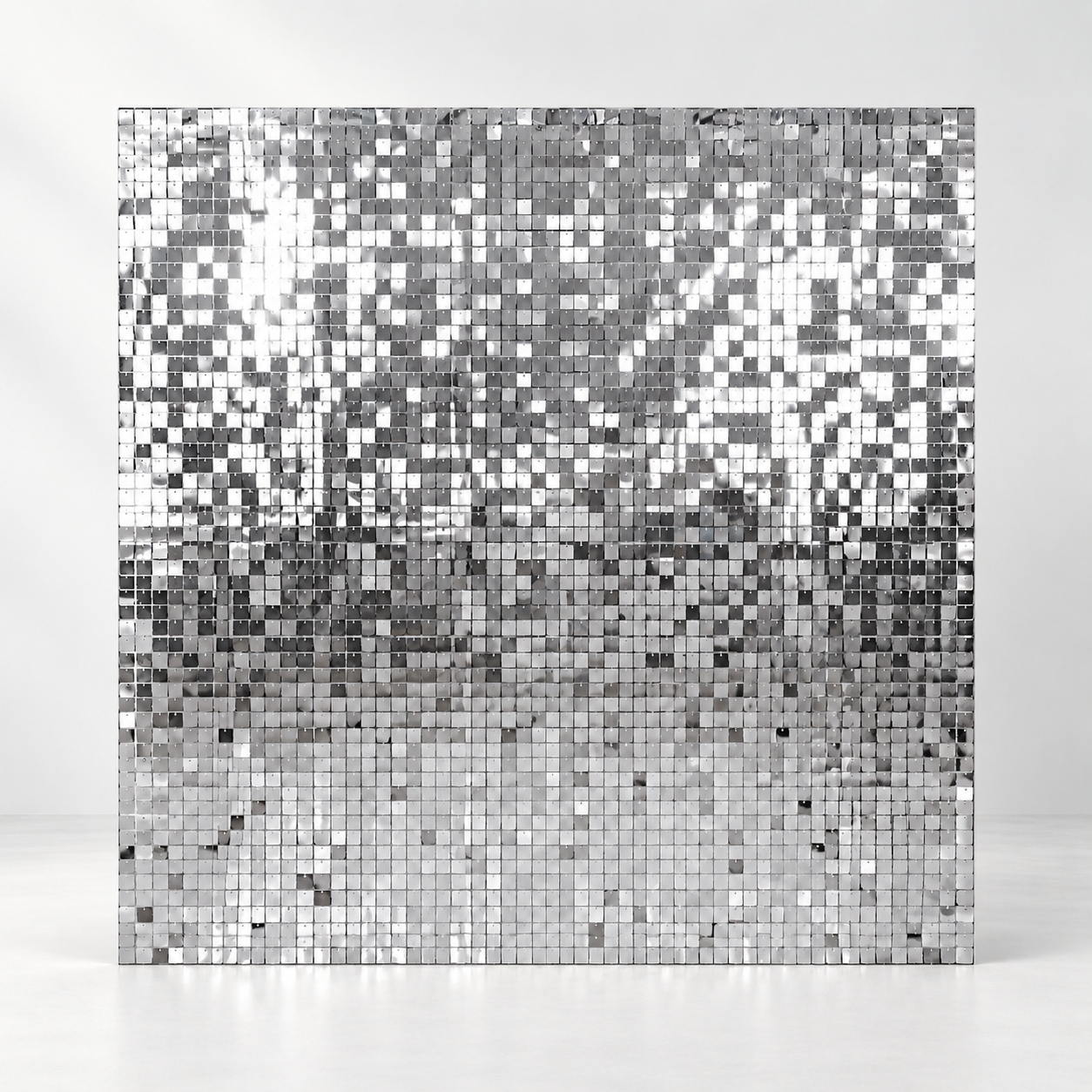Silver Shimmer Wall