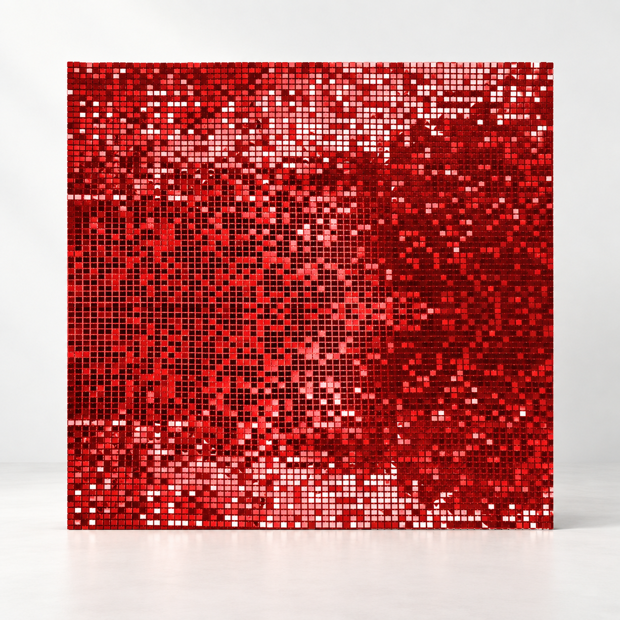 Ruby Red Shimmer Wall