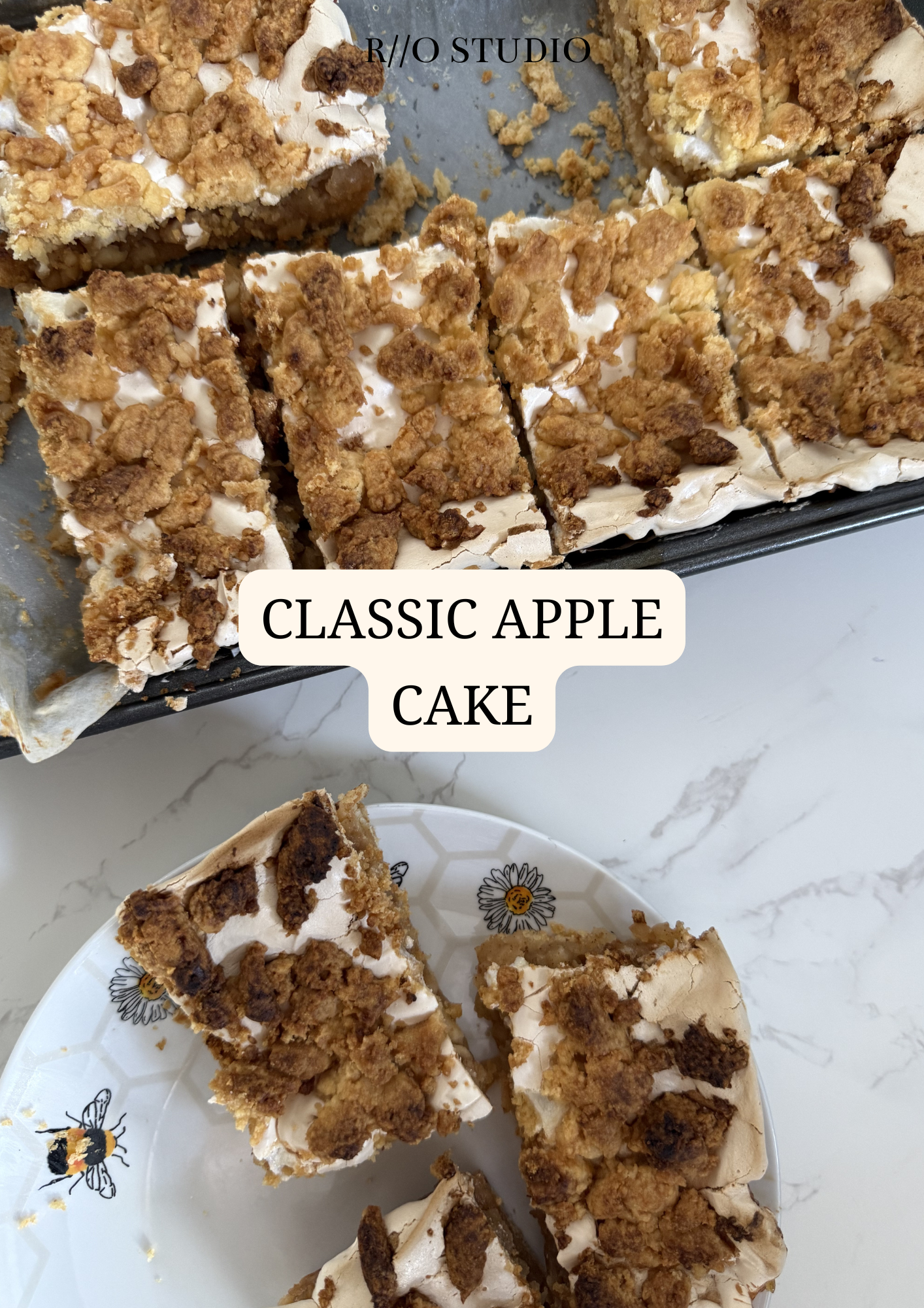 Classic apple cake 