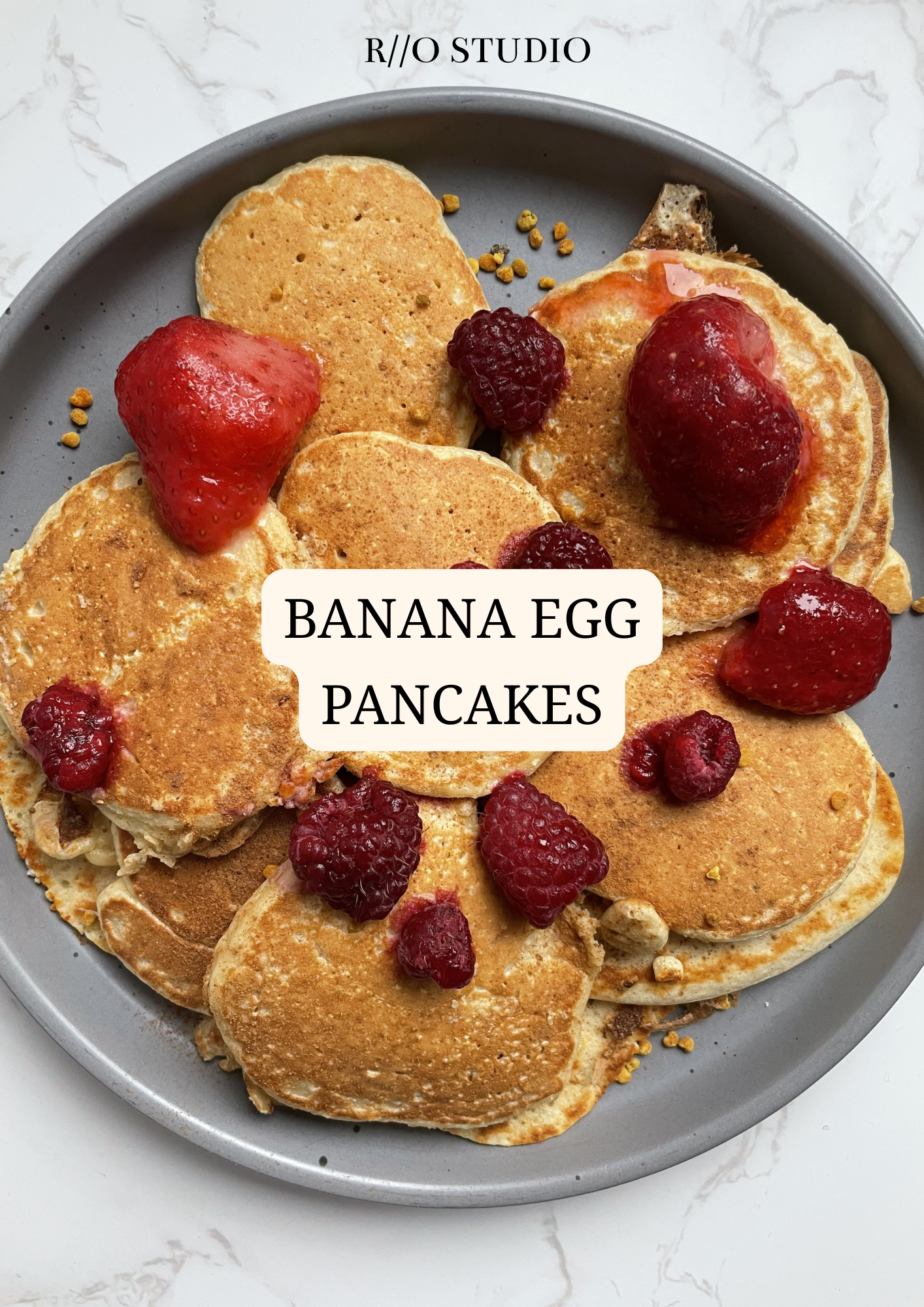 Banana egg pancakes