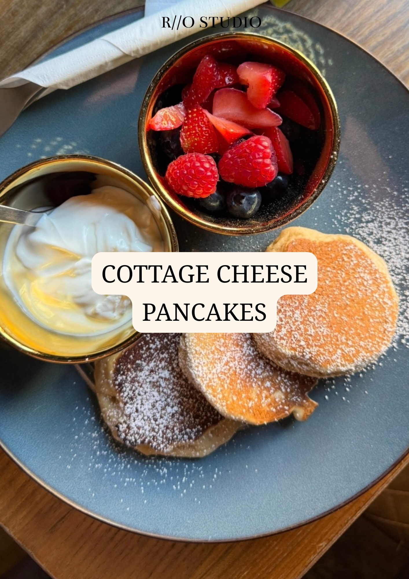 Cottage cheese pancakes