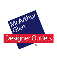McArthur Glen Designer Outlets logo with blue, white, and red design