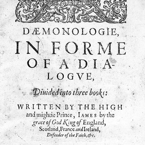 Cover of King James VI's book Demonology