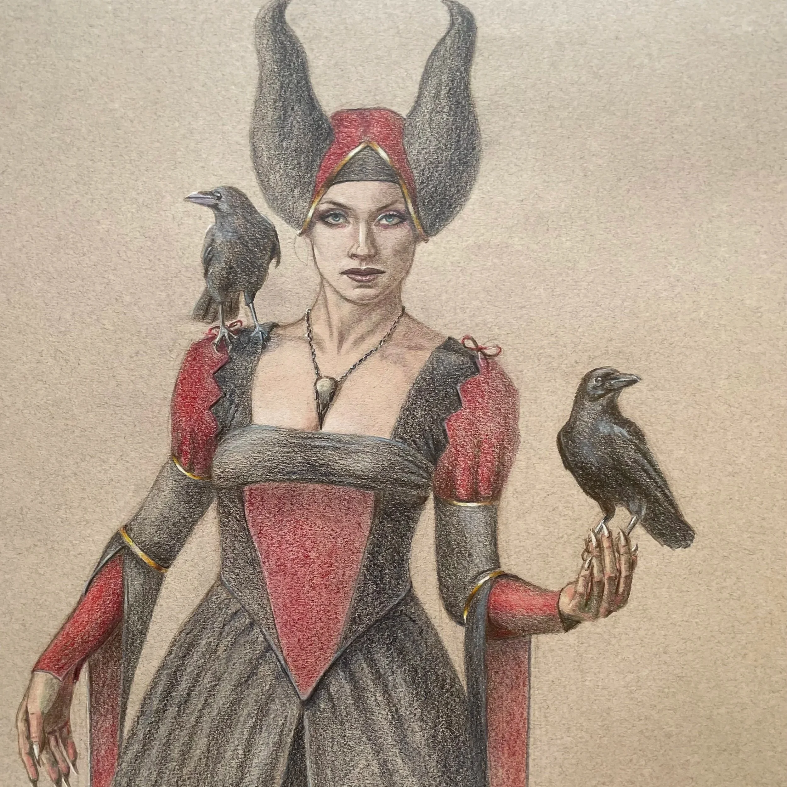 Fairy Queen as a witch queen
