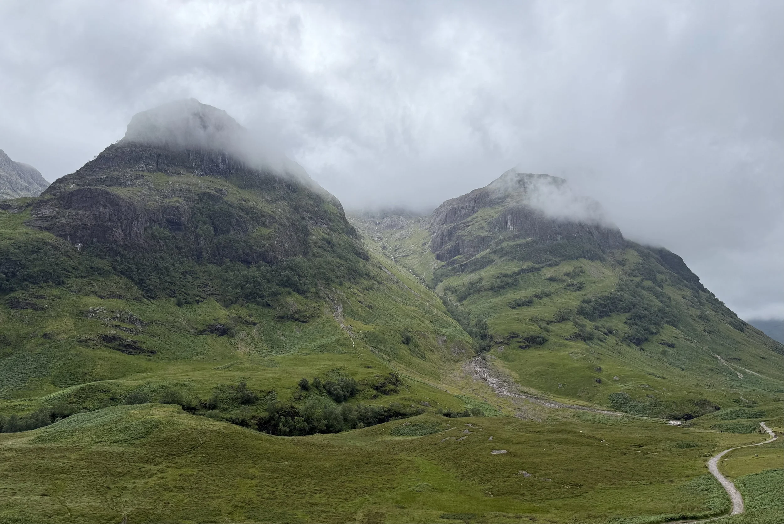 Three Sisters in Glencoe, Scottish Highlands