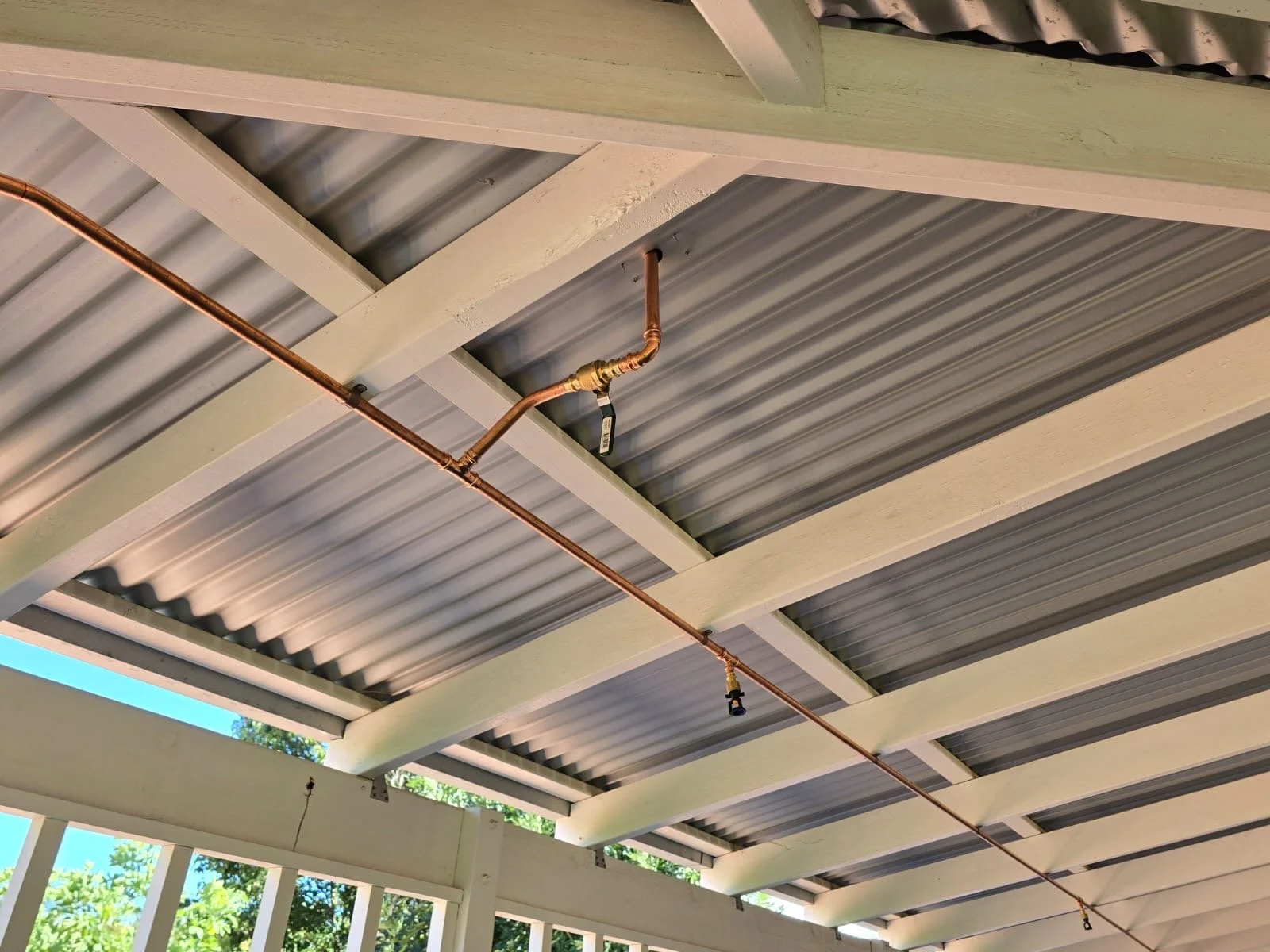 Fire Fortress Pro remote start under verandah sprinkler system