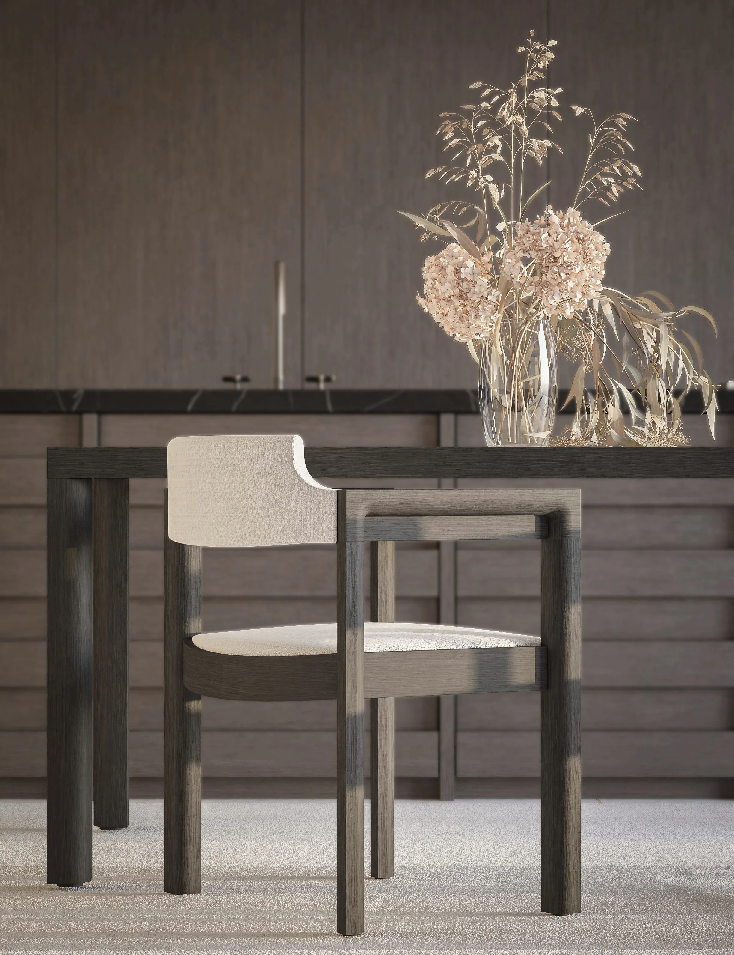 Chair │ structure, detailing, 3D modelling │ team project