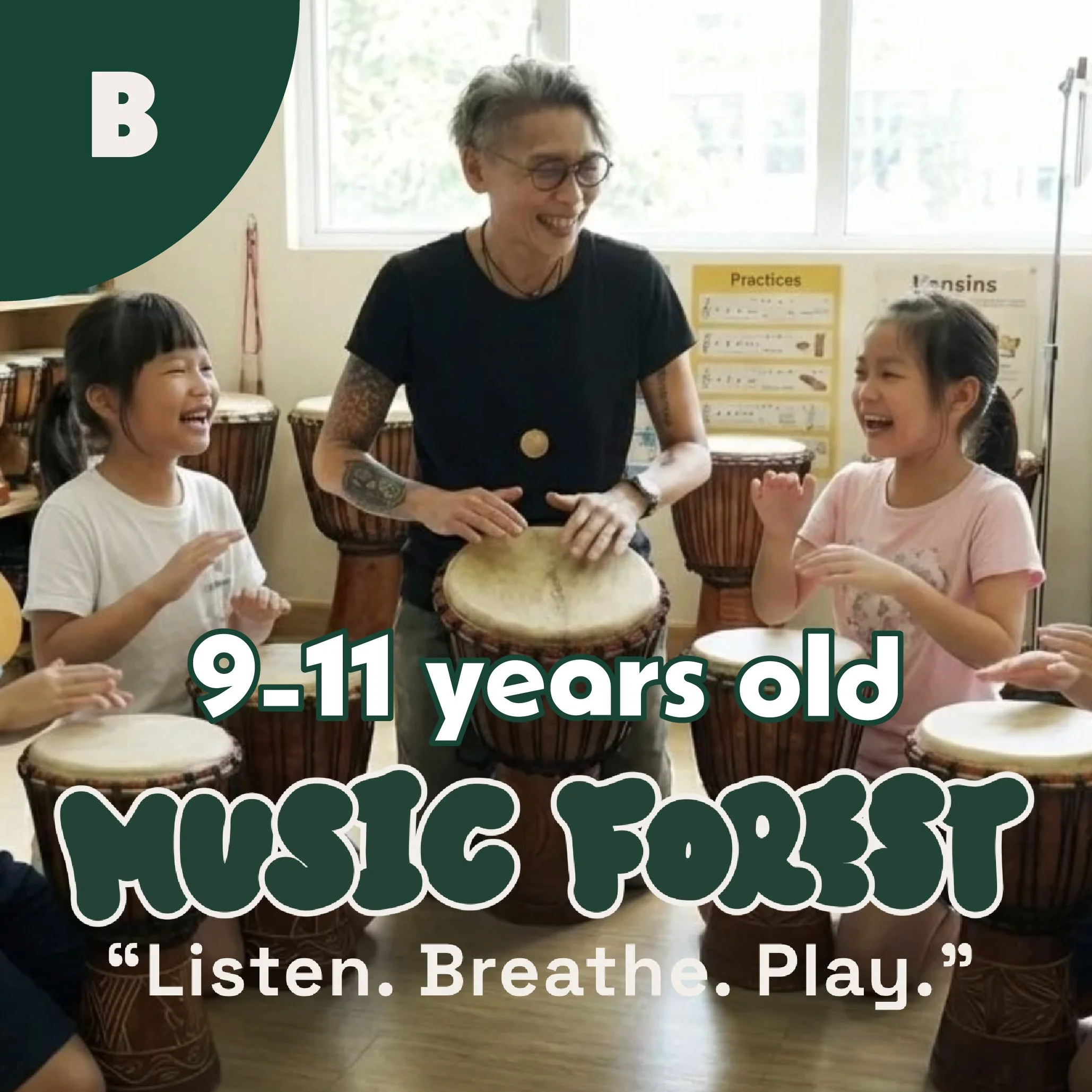 MUSIC FOREST - Summer Course 9–11 age