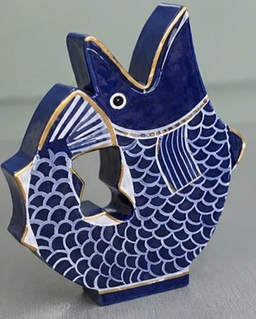 Fish jug (Midnight blue)