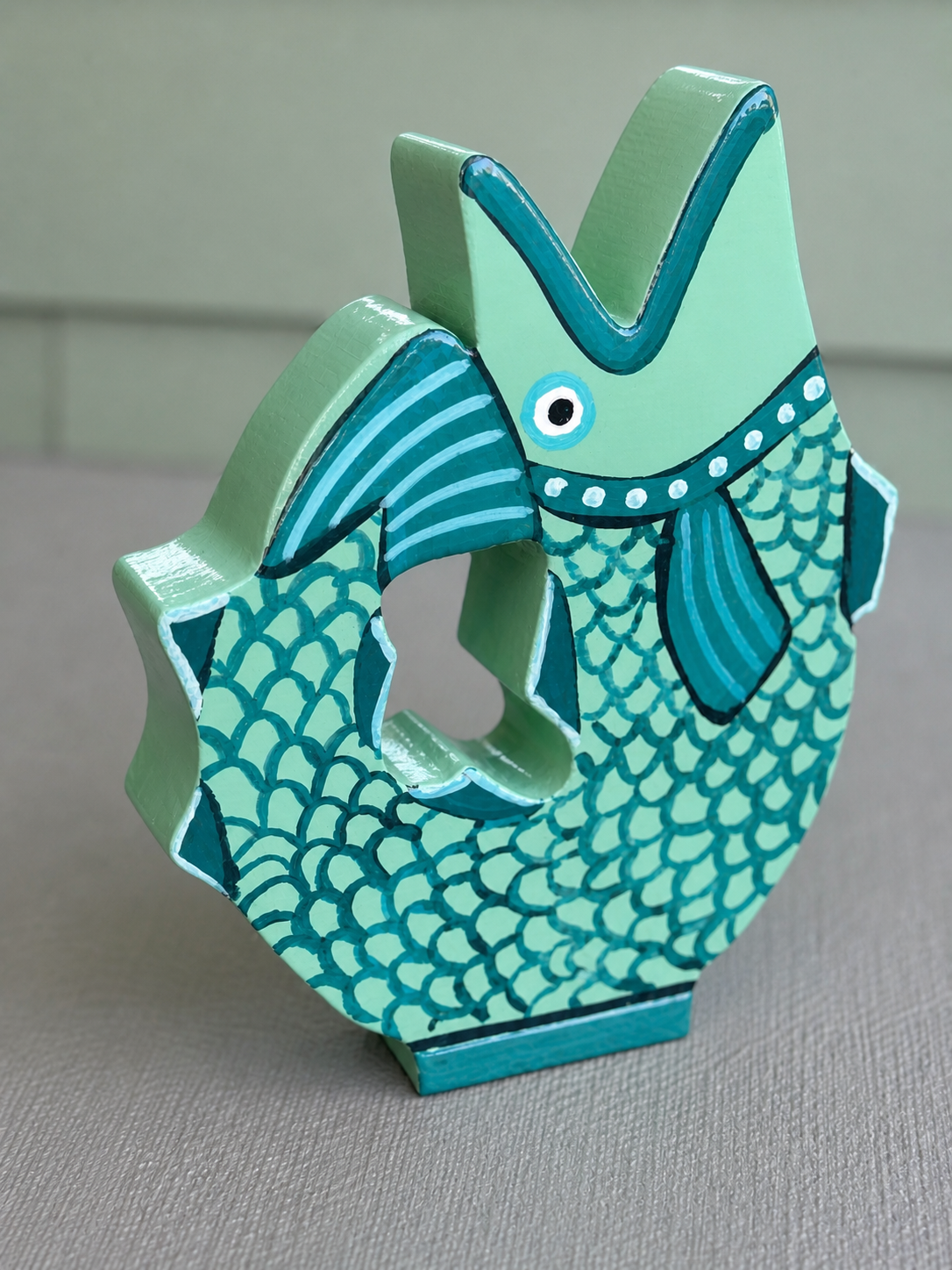 Fish Jug (Emerald green)