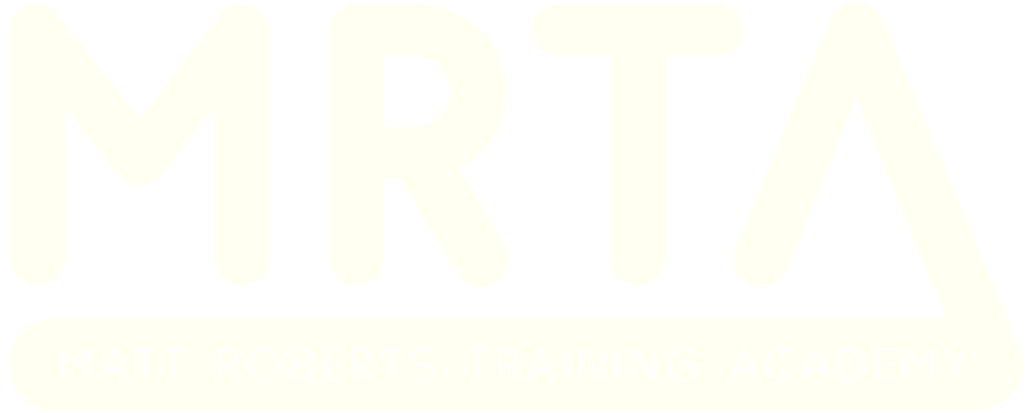 Logo for Matt Roberts Training Academy with large bold text 'MRT' and smaller text 'Matt Roberts Training Academy' underneath.