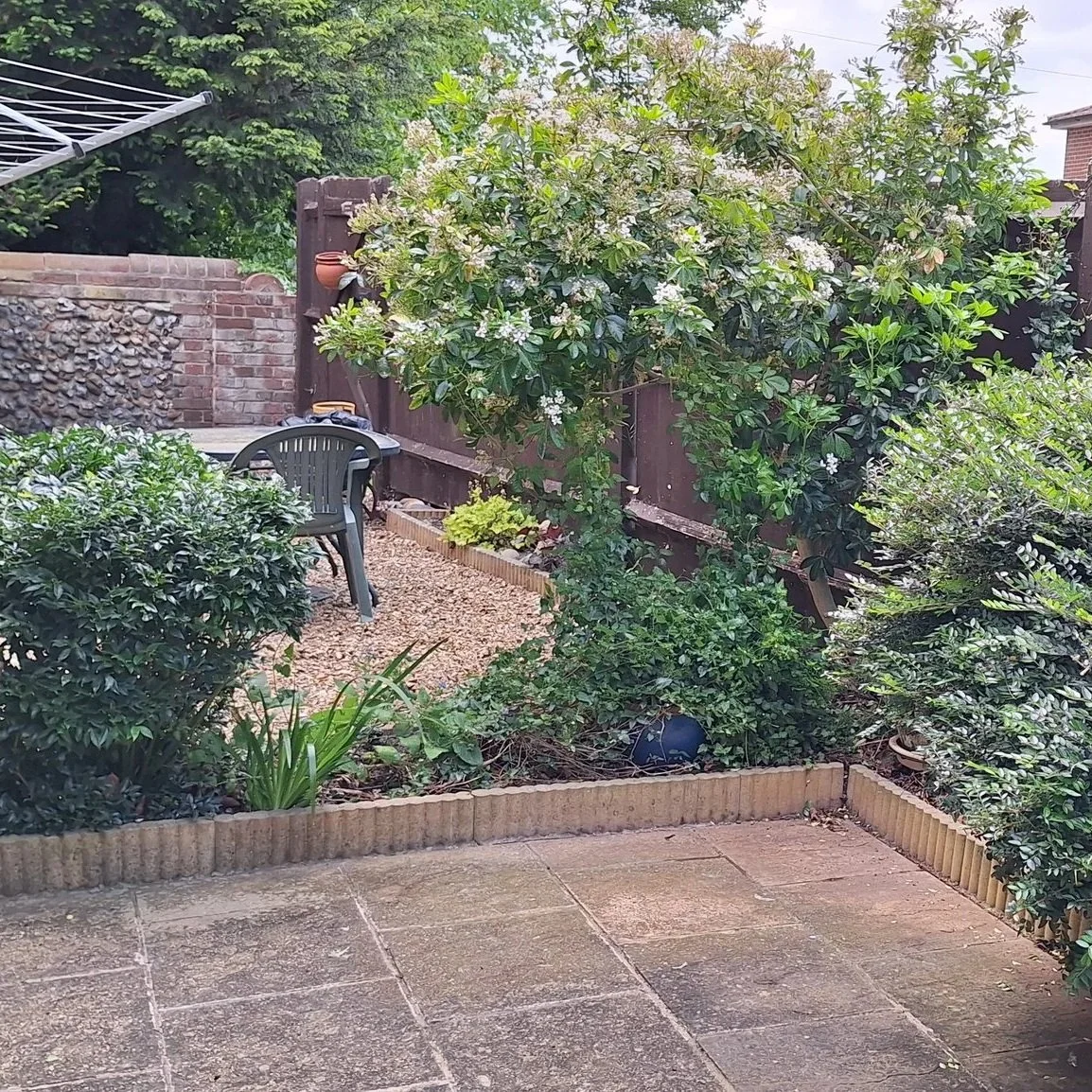 Getting a garden ready for summer.