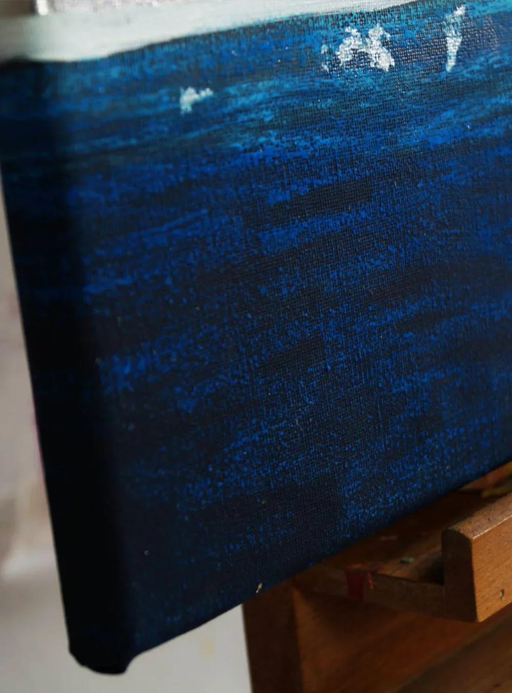 Detail der Leinwand, christliche Kunst von Nadine Duval