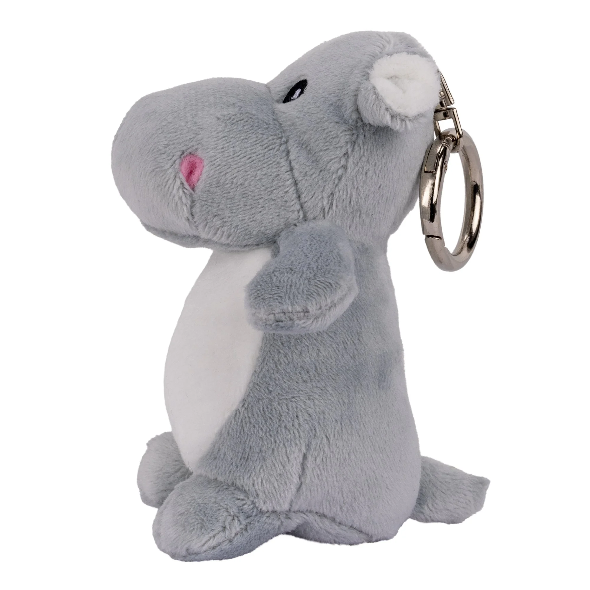 MM026 Character Key Ring – Grey Hippo (Side).jpg