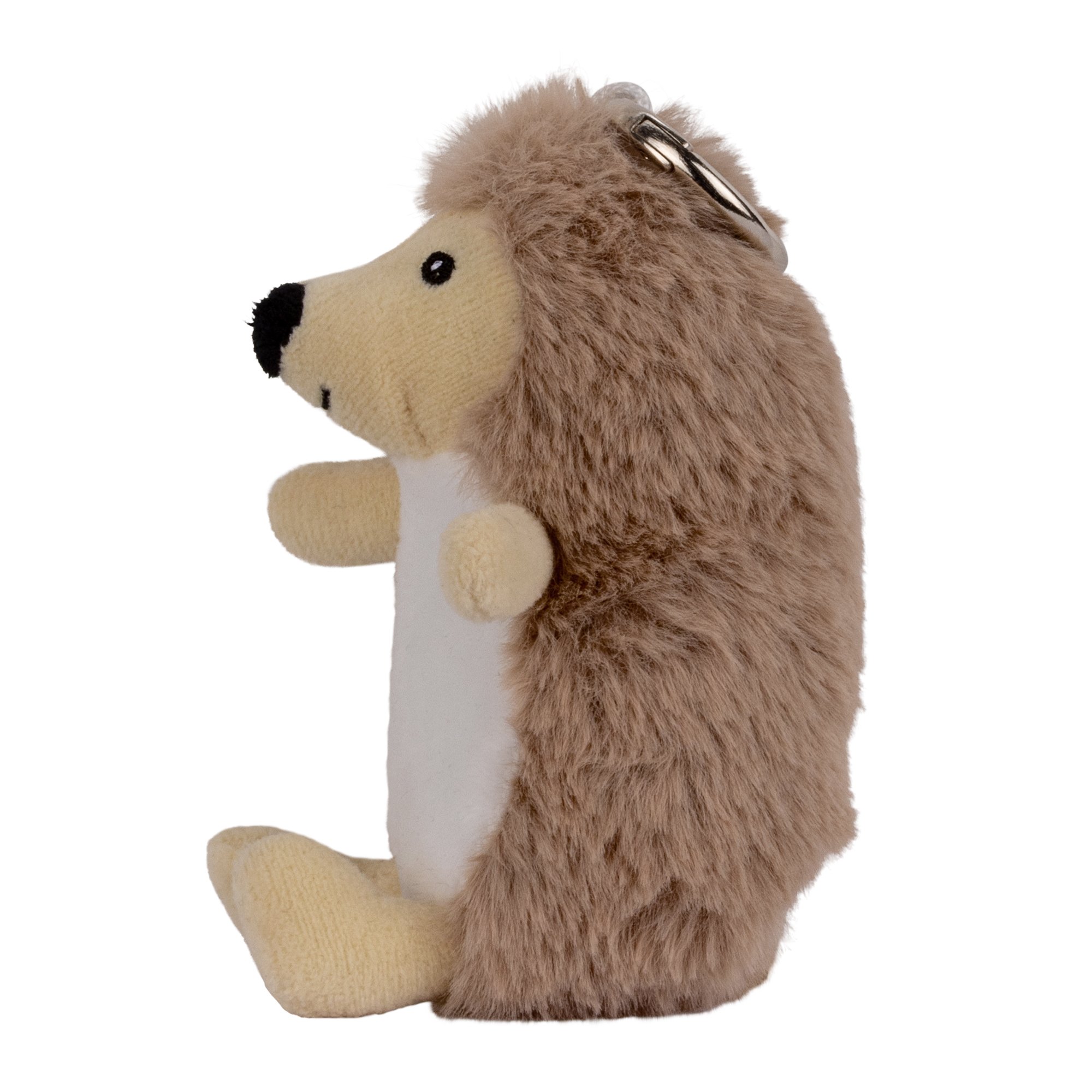 MM026 Character Key Ring – Light Brown Hedgehog (Side).jpg