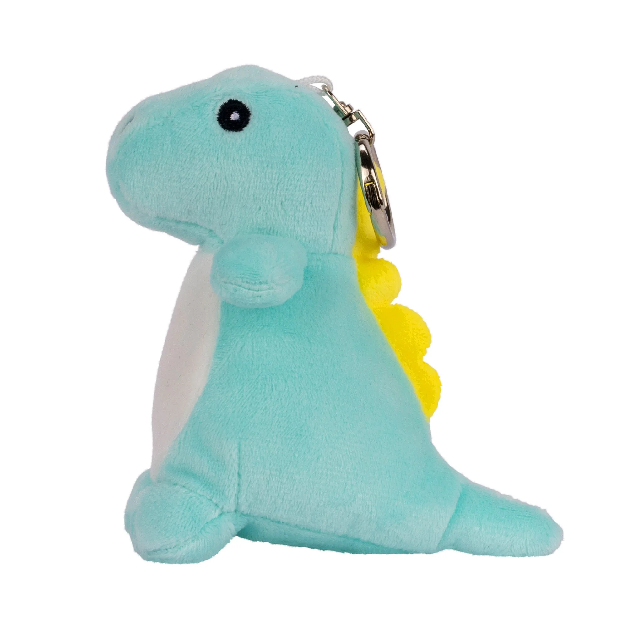 MM026 Character Key Ring – Turquoise Dinosaur (Side).jpg
