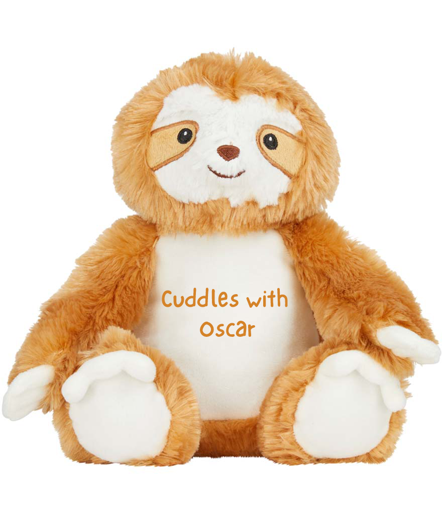 Sloth. Colour brown 24cm