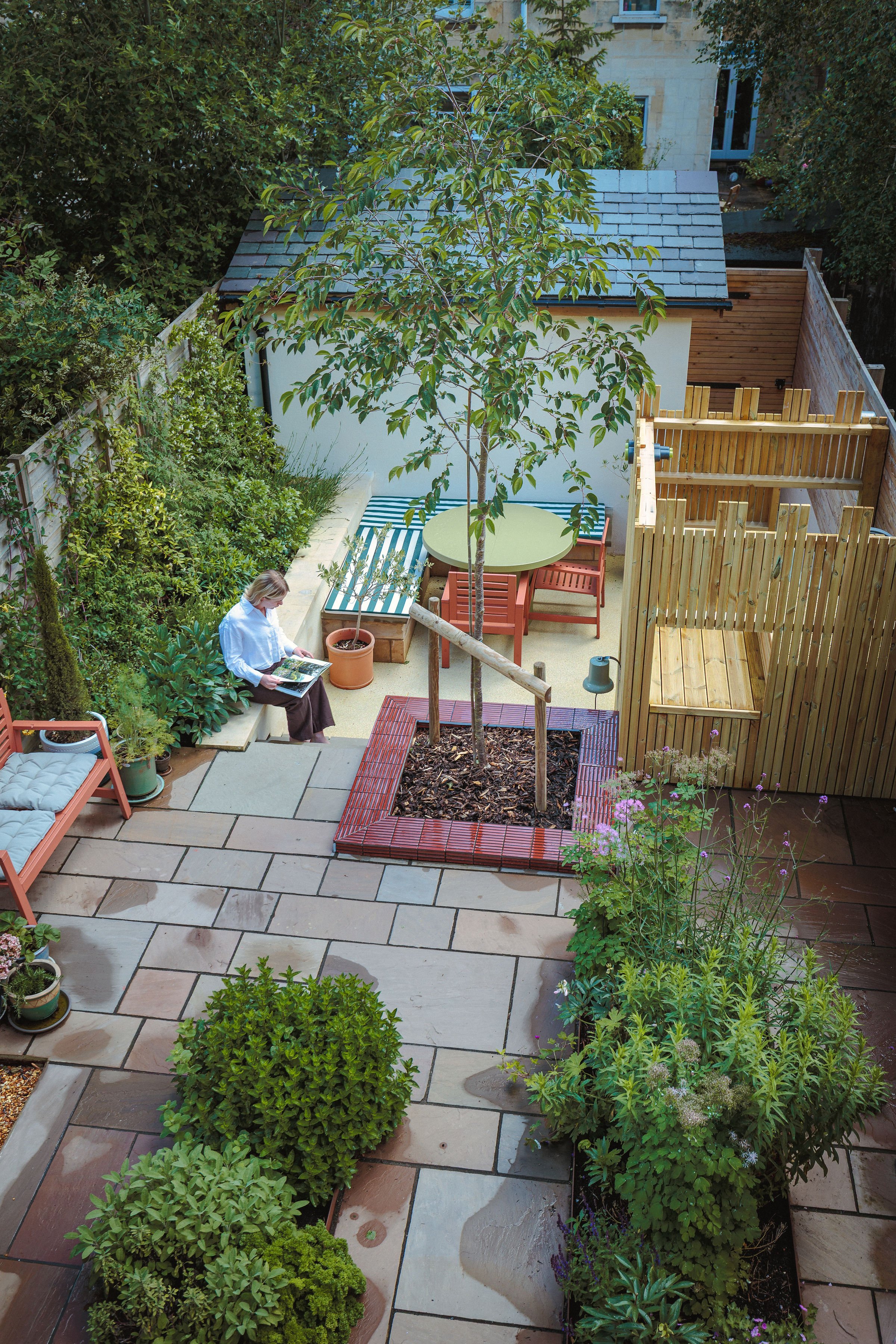 Garden from above