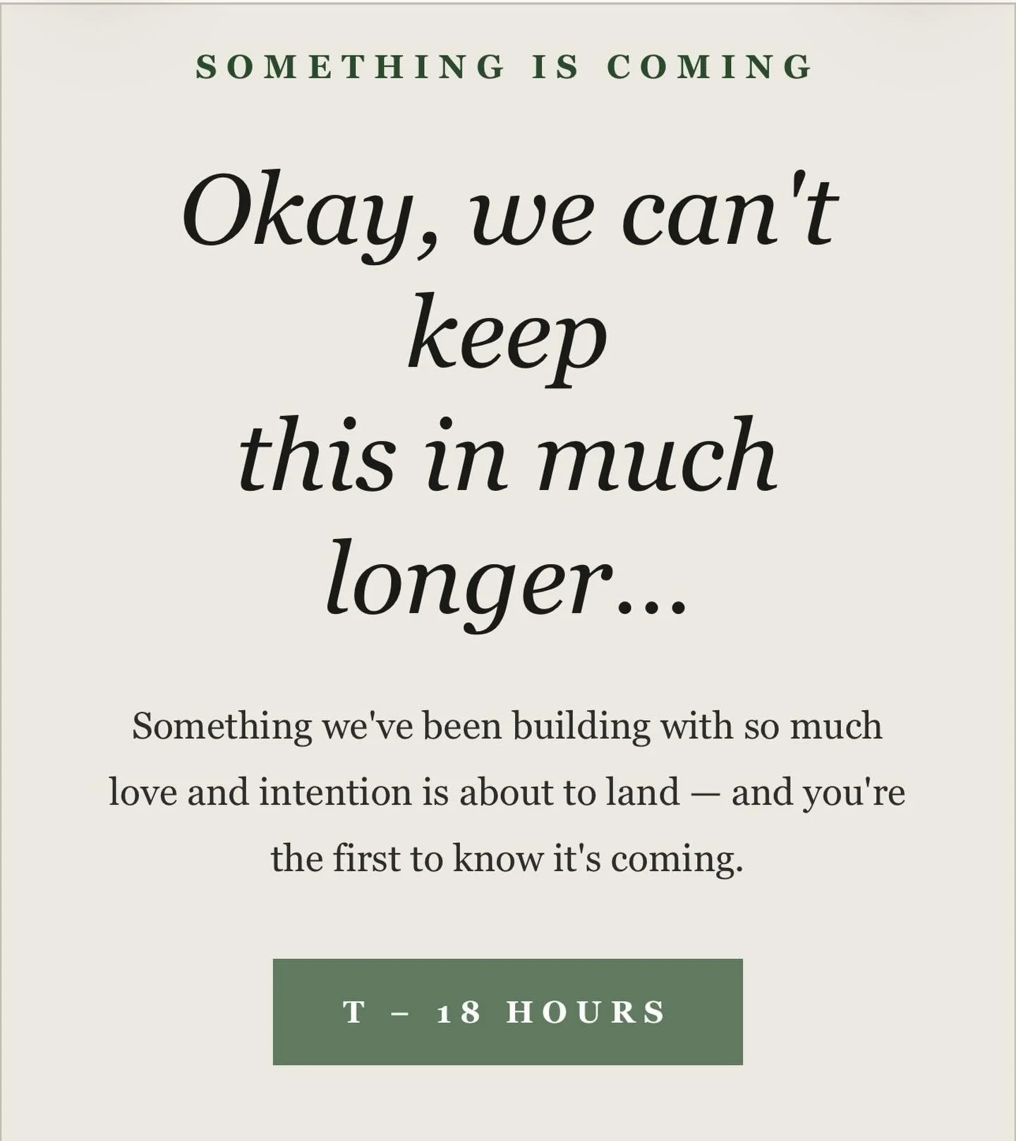 T-Minus 18 hours. Are you ready? We are.
#womenshealth #hormonehealth #newbrand #madeinireland  #comingsoon