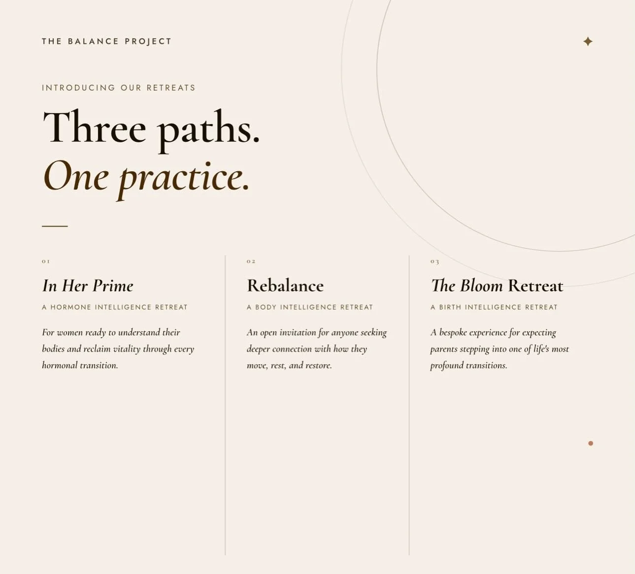 Something we&rsquo;ve been quietly building is finally ready to share. ✨
The Balance Project is a premium wellness retreat experience designed around one simple belief &mdash; that balance isn&rsquo;t a destination, it&rsquo;s a practice.
We offer th