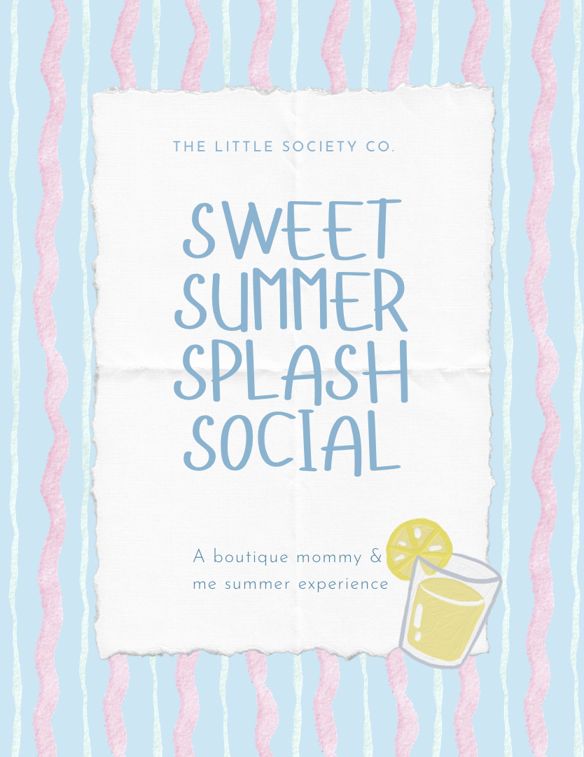 Mommy & Me Sweet Summer Splash Social