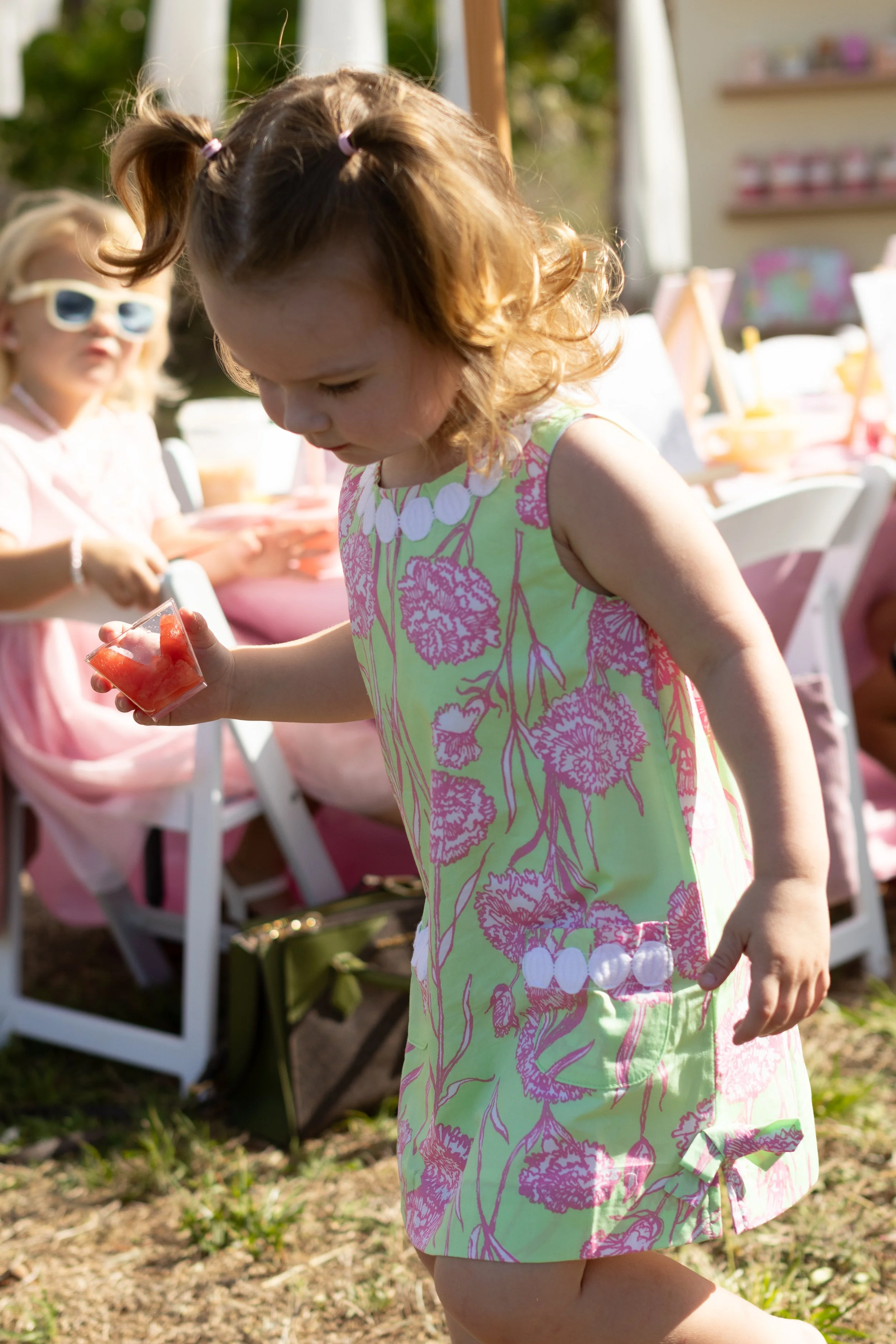 Little Girl in Green dress