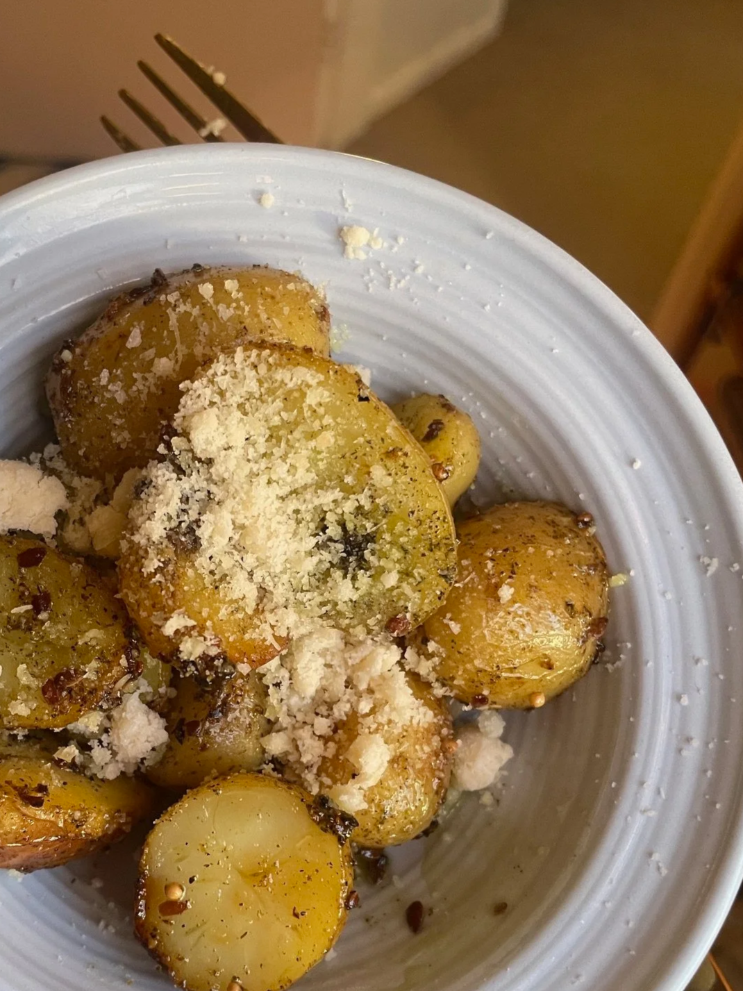 Hot Summer Salad Spuds