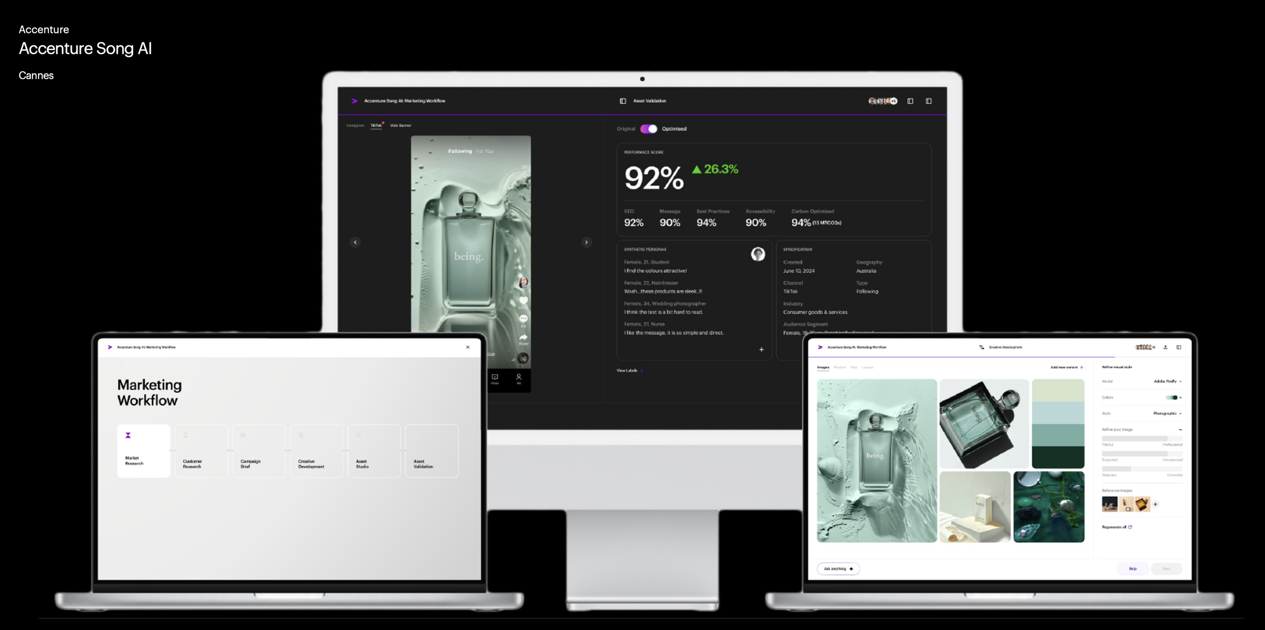 Accenture Song: Marketing AI Dashboard