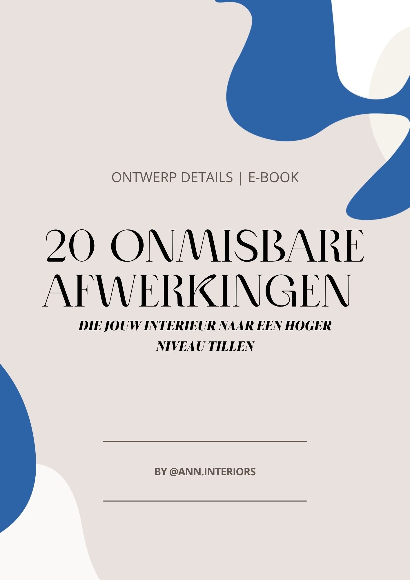 20 onmisbare afwerkingen voor je interieur