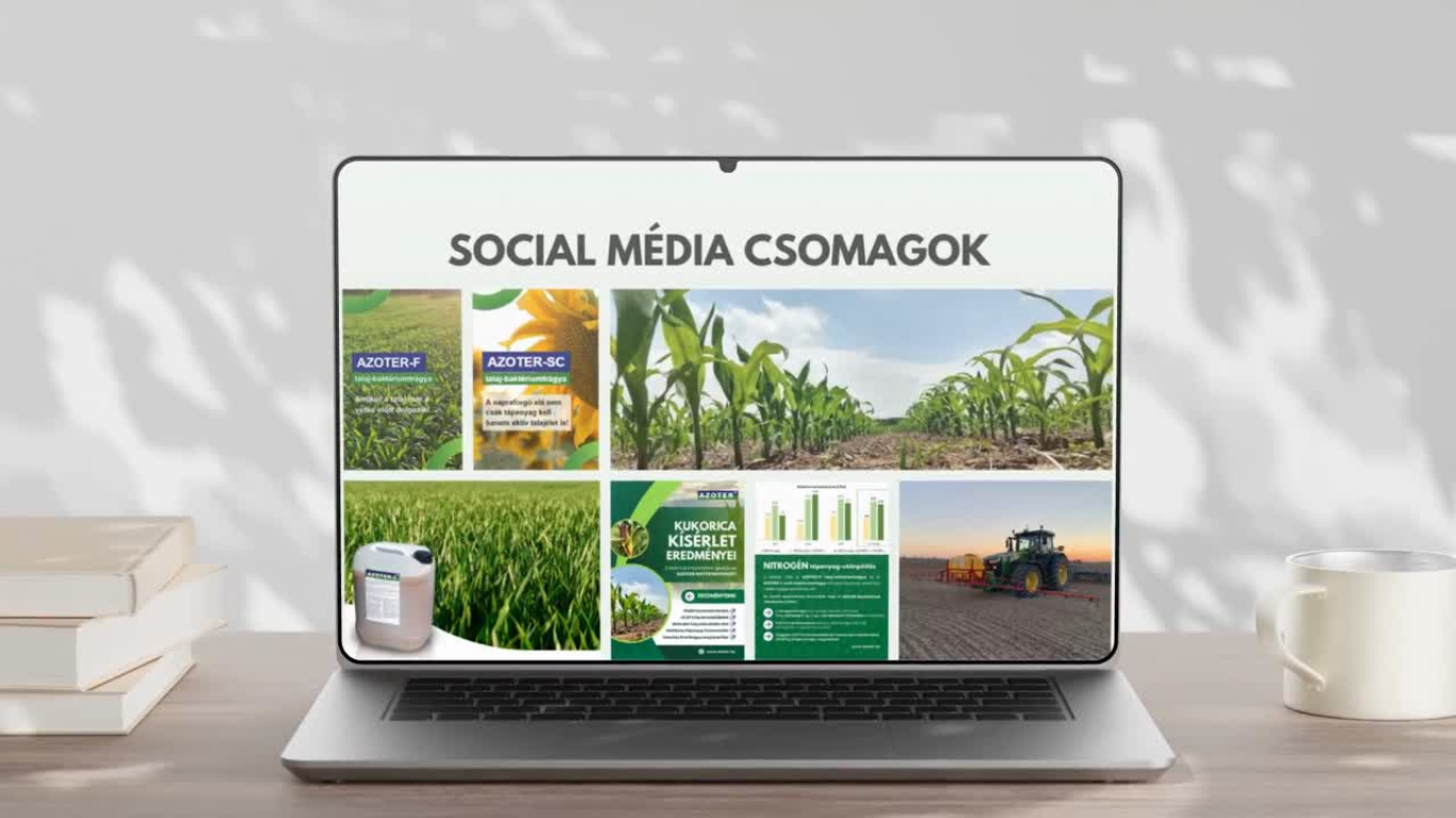 Social media referencia projekt Azoter Hungary.