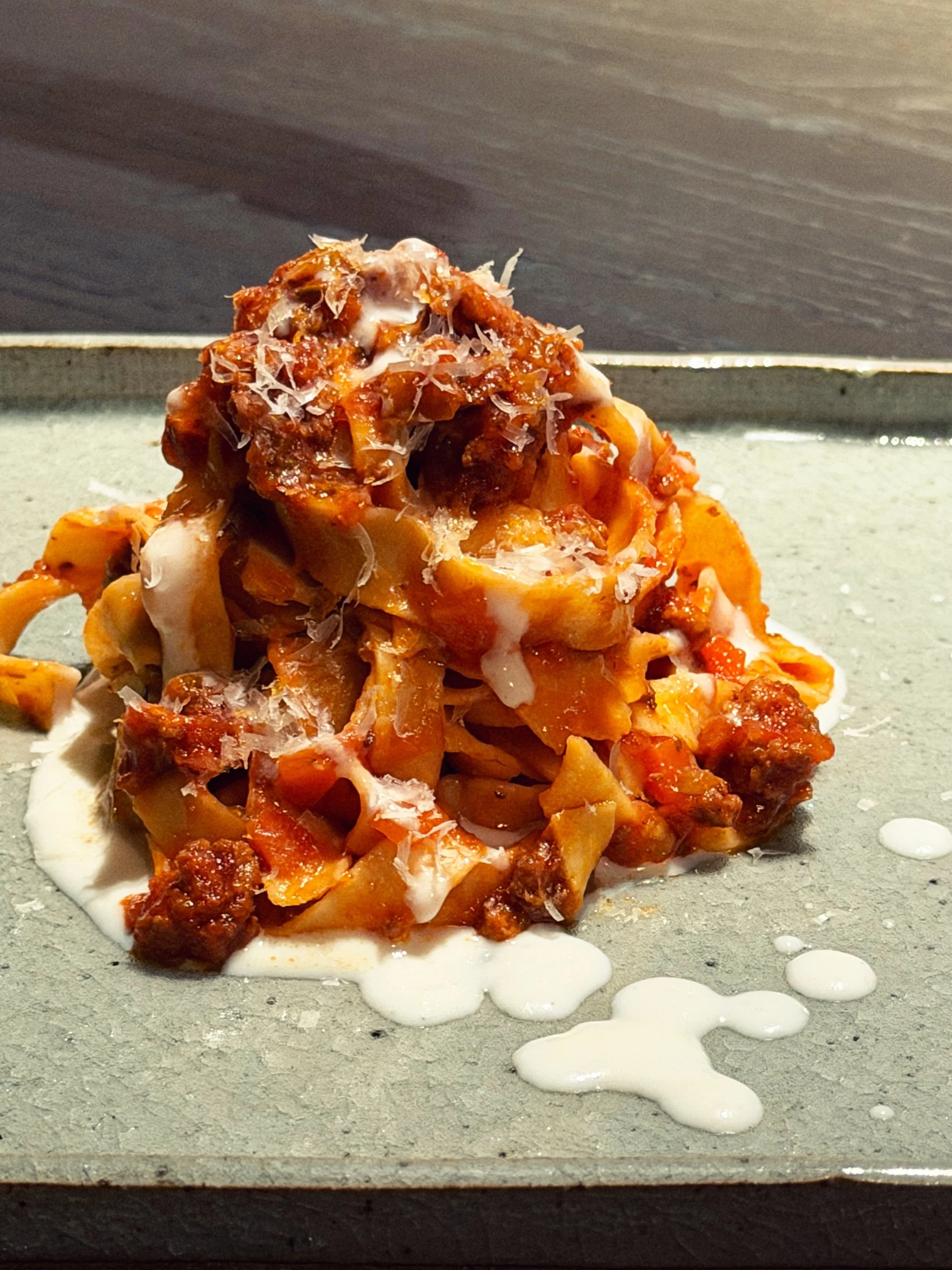 Tagliatelle al Rag&ugrave; _ 生パスタと自家製ソース

#自家製料理 #本場 #イタリアン🇮🇹 #生パスタ #tagliatelle