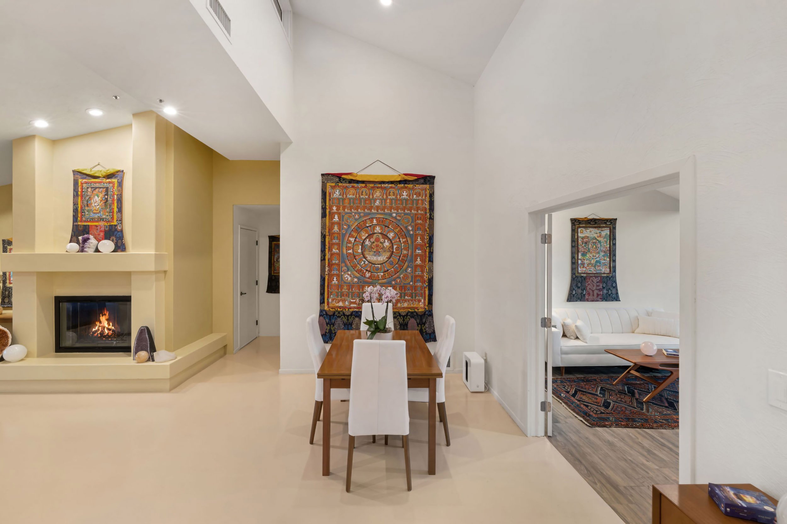Living and dining areas at 6931 W Sky Canyon Drive, available for sale.