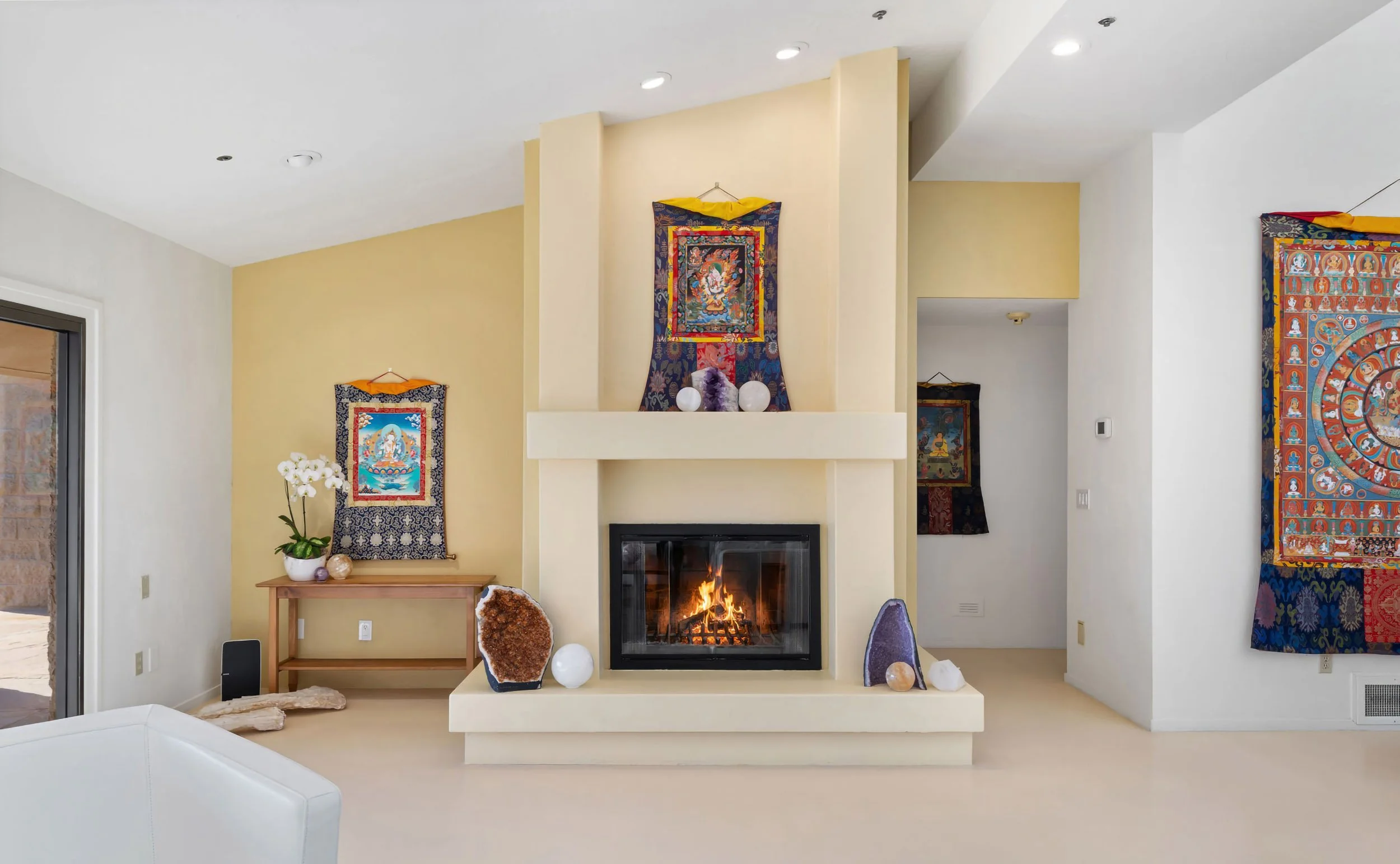 Living room at 6931 W Sky Canyon Drive, available for sale.