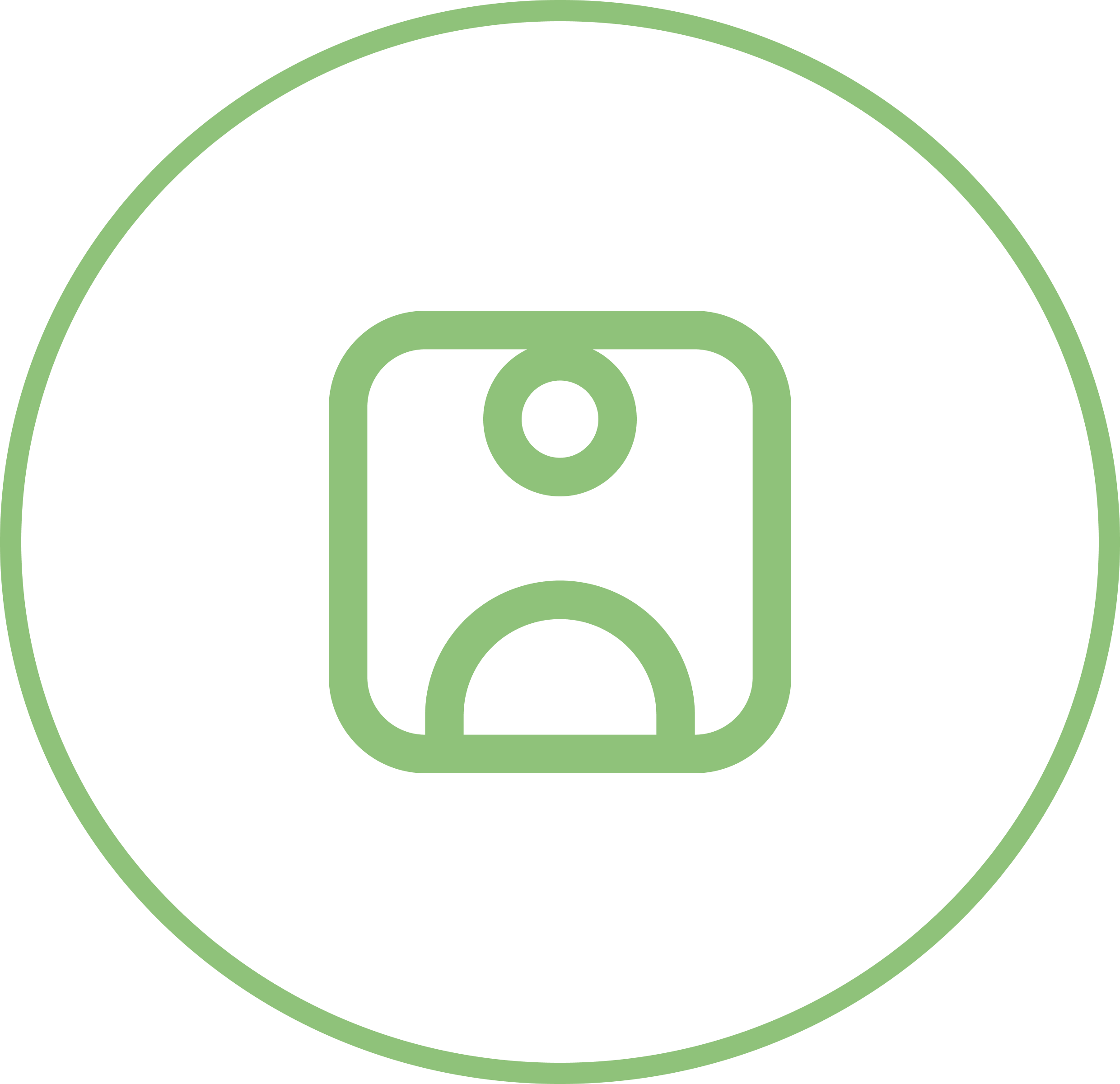 A green and white logo with a stylized telephone icon in the center, surrounded by a circular green border.