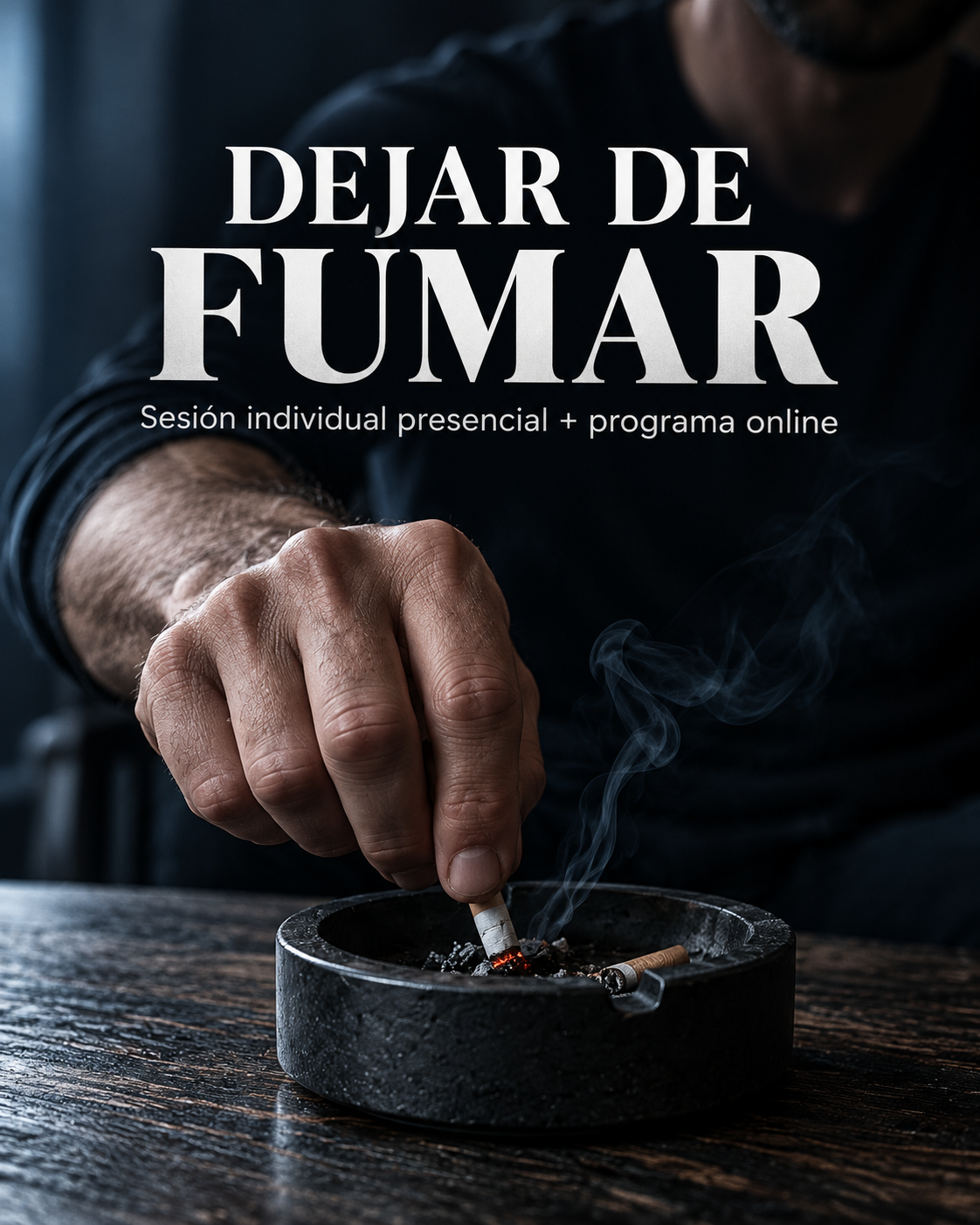 Dejar de fumar · Sesión individual + programa online