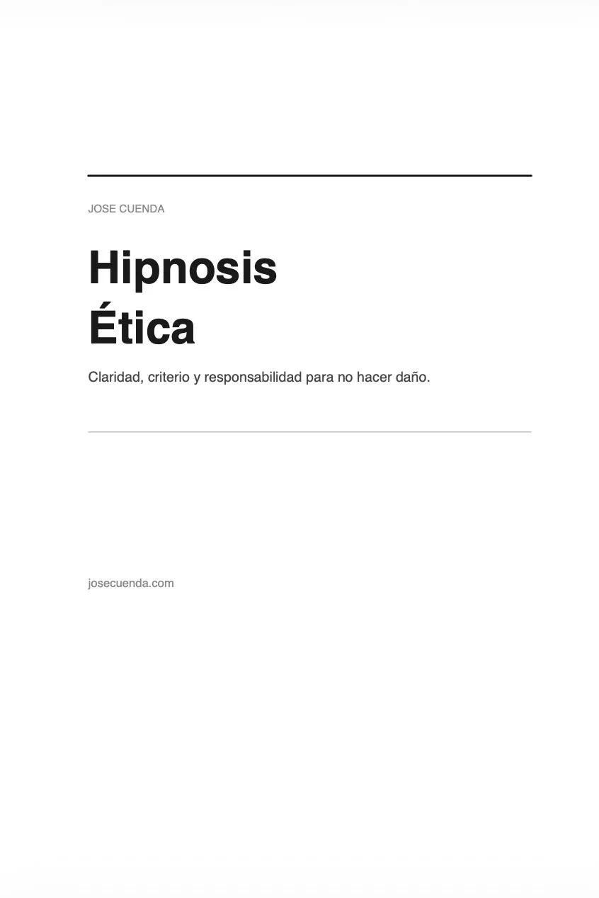 Hipnosis Ética